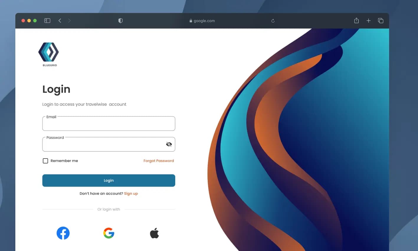 Dashboard interface